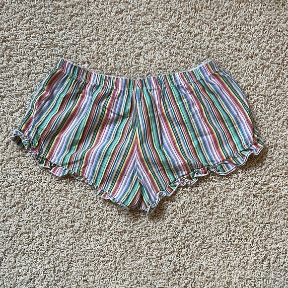 Victoria's Secret Red and Pink High Waist Sleep Shorts - Picture 3 of 6